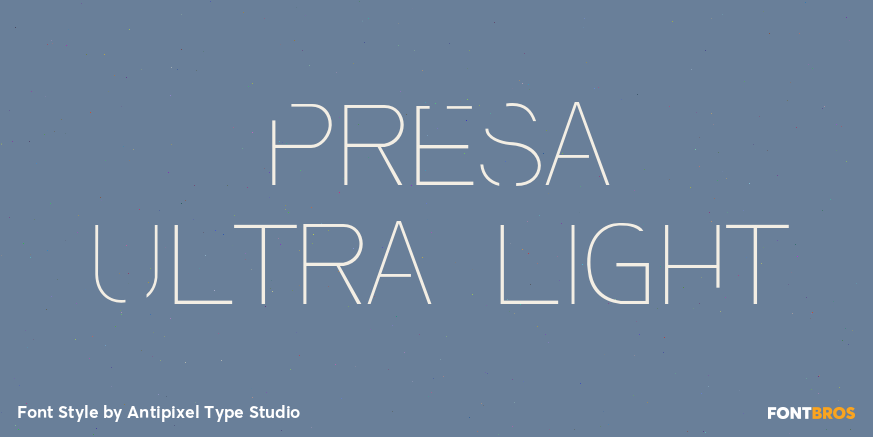 Presa Ultra Light Poster
