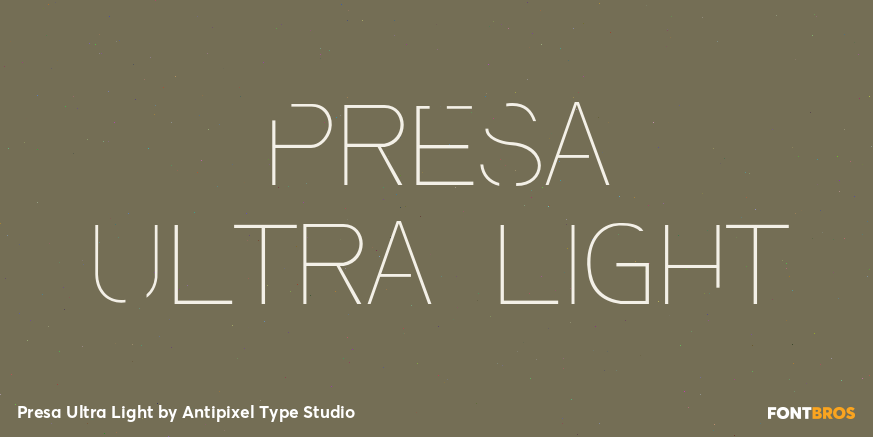 Presa Ultra Light Poster