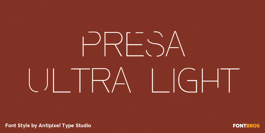 Presa Ultra Light Poster