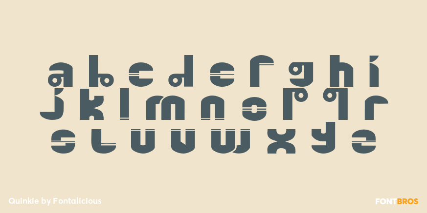 Quinkie Font Poster #1