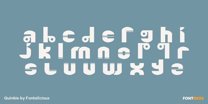 Quinkie Font Poster #1