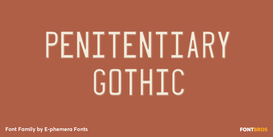 Penitentiary Gothic Poster