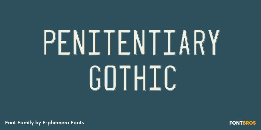Penitentiary Gothic Poster