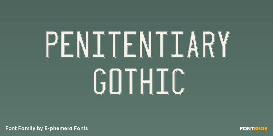 Penitentiary Gothic Poster