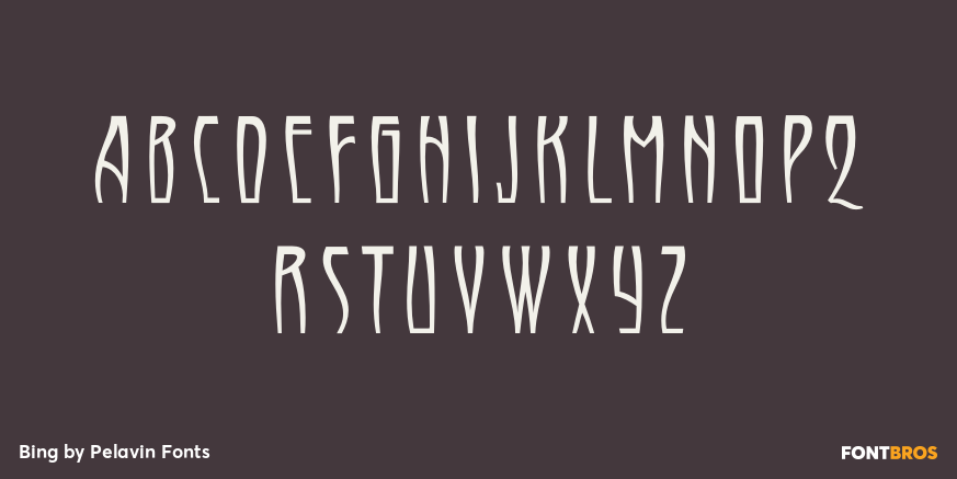 Bing Font Poster #1