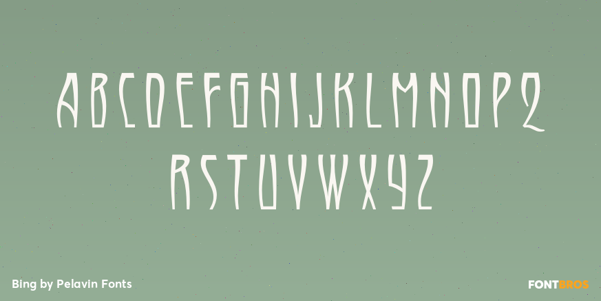 Bing Font Poster #1