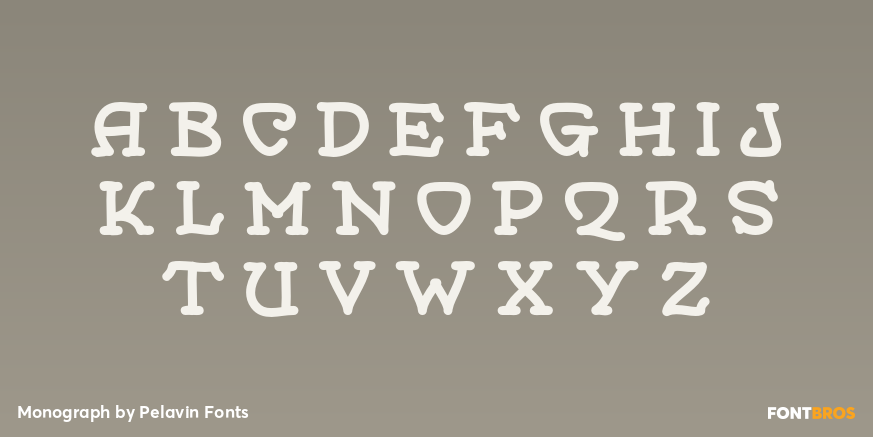 Monograph Font Poster #2