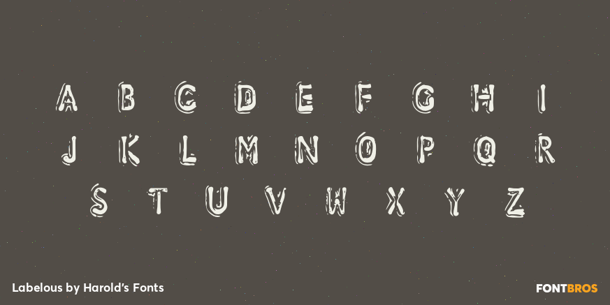 Labelous Font Poster #2