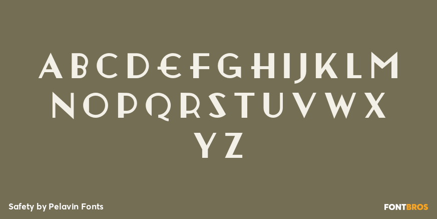 Safety Font Poster #2