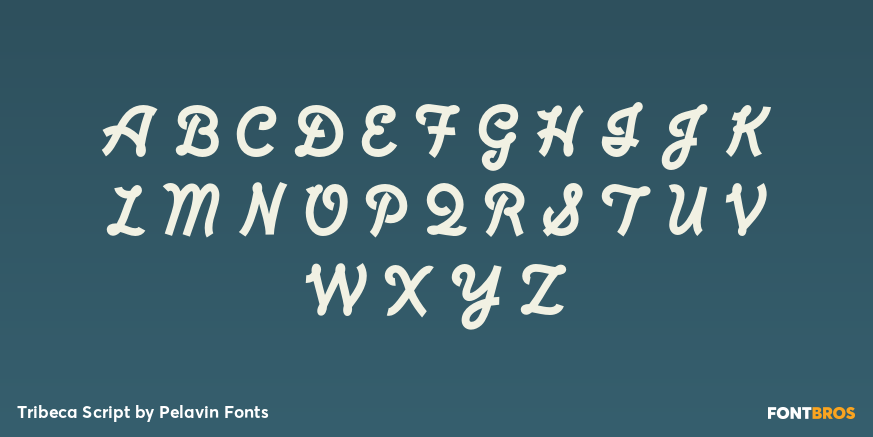 Tribeca Script Font Poster #1