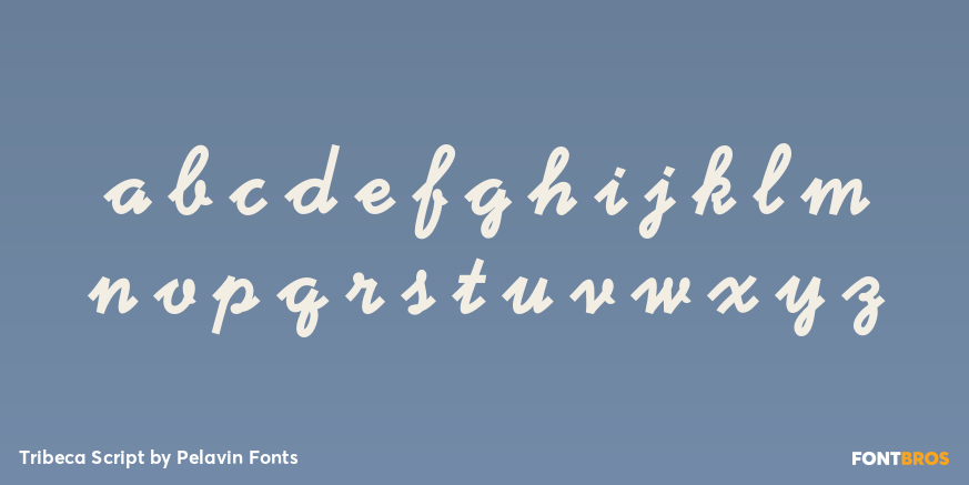 Tribeca Script Font Poster #1