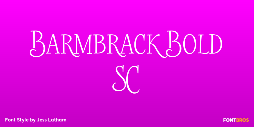 Barmbrack Bold SC Poster