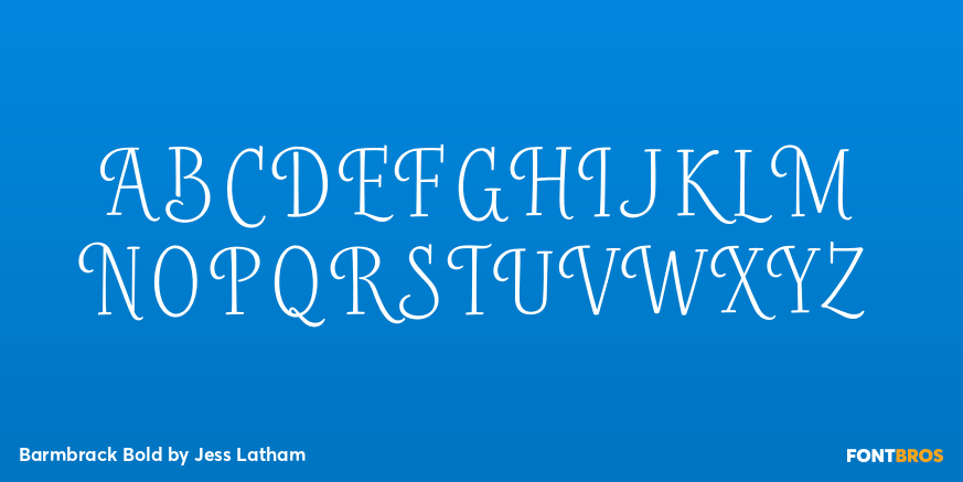 Barmbrack Bold Font Poster #1