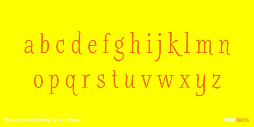 Barmbrack Bold Font Poster #1