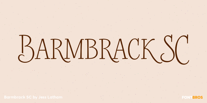 Barmbrack SC Font Poster #1