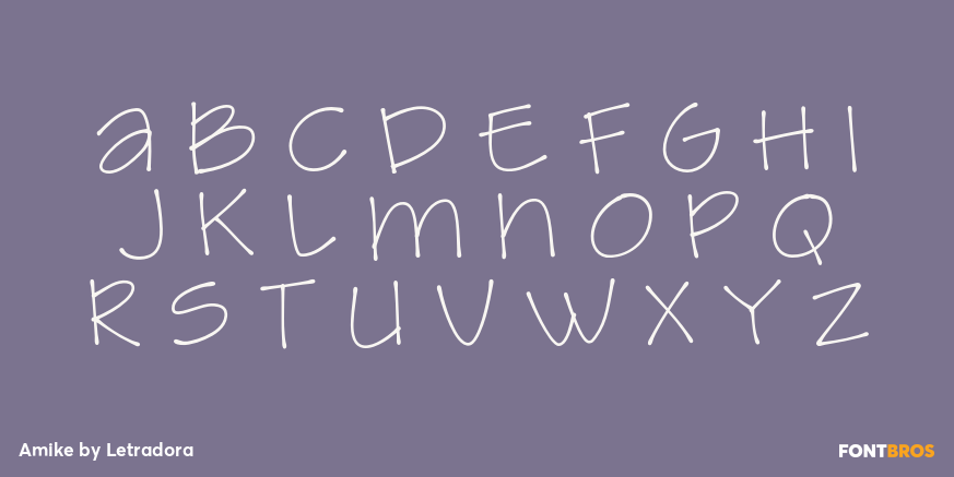 Amike Font Poster #2