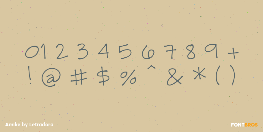 Amike Font Poster #4