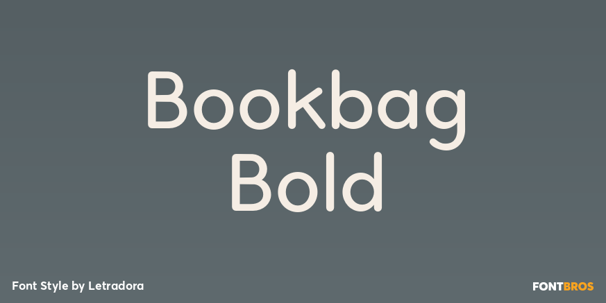 Bookbag Bold Poster