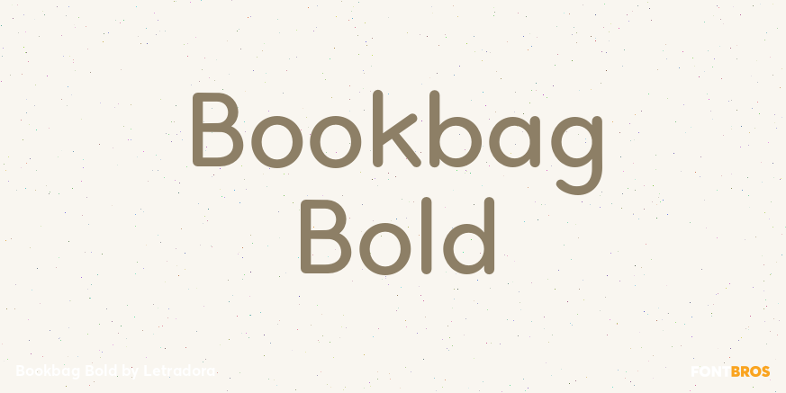 Bookbag Bold Poster
