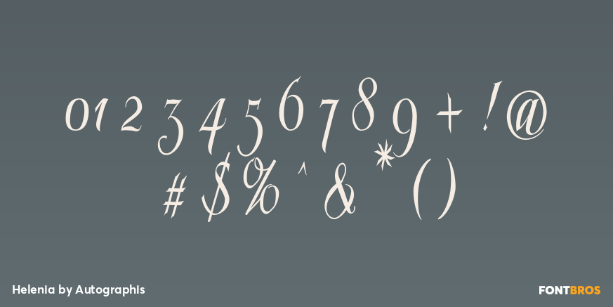 Helenia Font Poster #4