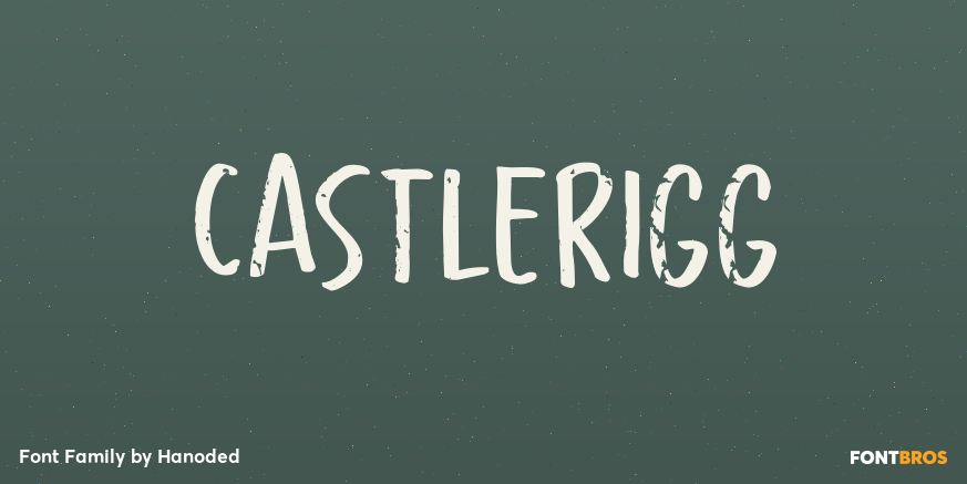 Castlerigg Font Poster