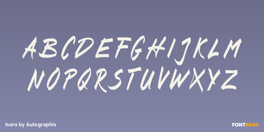 Isara Font Poster #2