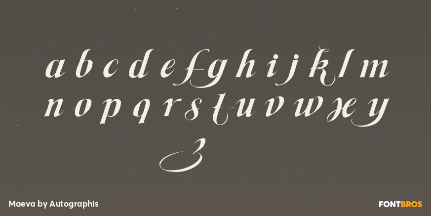 Maeva Font Poster #3