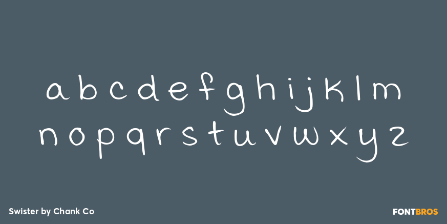 Swister Font Poster #3