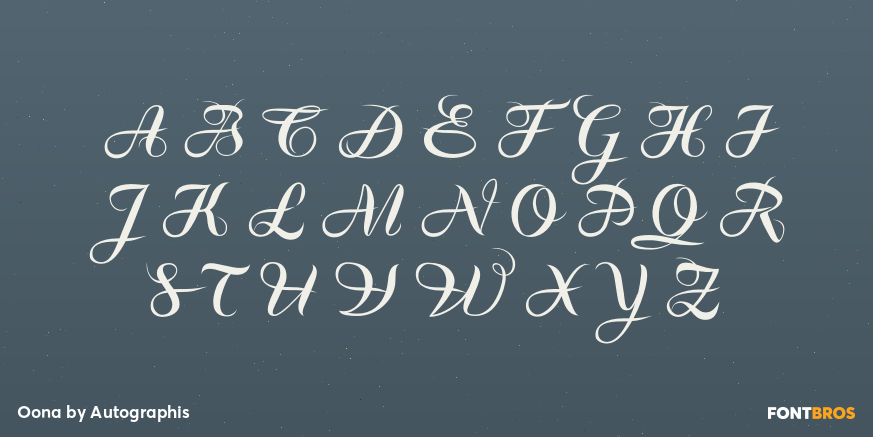 Oona Font Poster #1