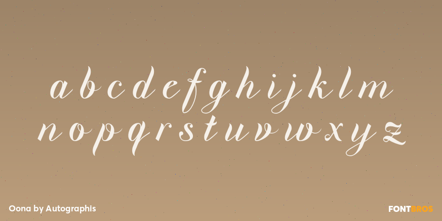 Oona Font Poster #1