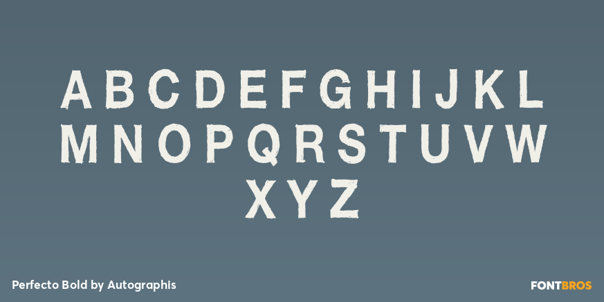Perfecto Bold Font Poster #2