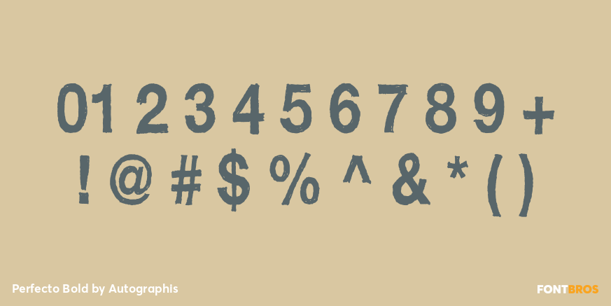 Perfecto Bold Font Poster #4