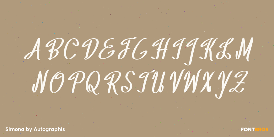 Simona Font Poster #1
