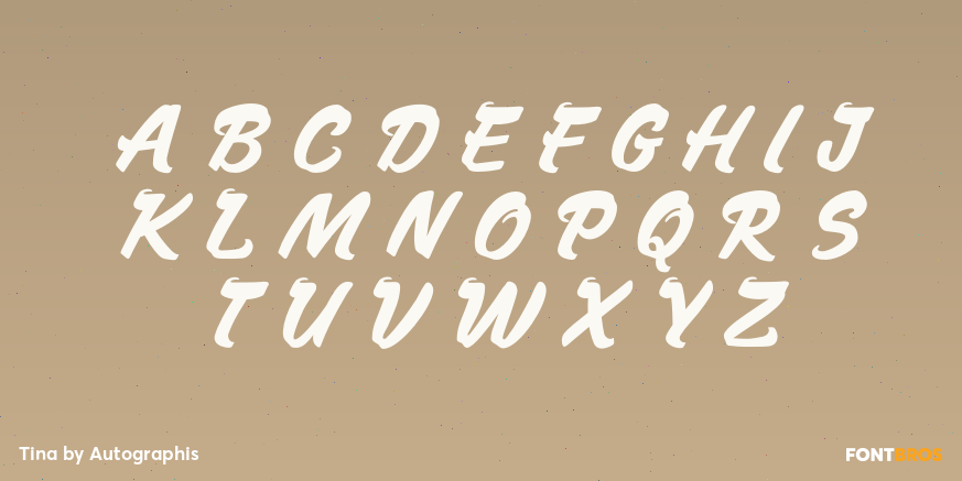 Tina Font Poster #1
