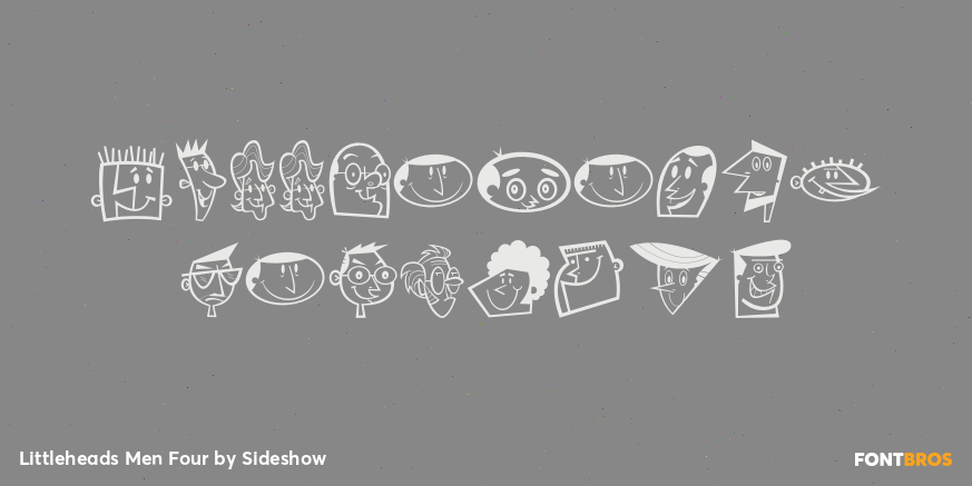 Littleheads Men Four Poster