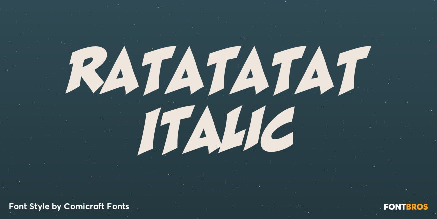 Ratatatat Italic Poster
