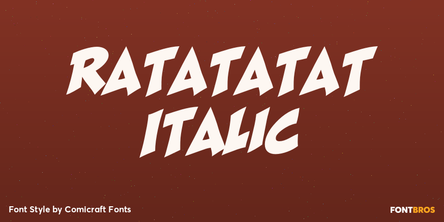 Ratatatat Italic Poster