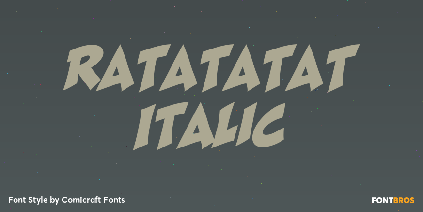 Ratatatat Italic Poster