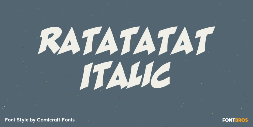 Ratatatat Italic Poster