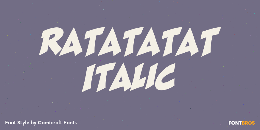 Ratatatat Italic Poster