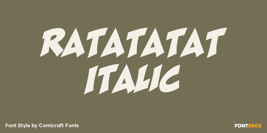 Ratatatat Italic Poster