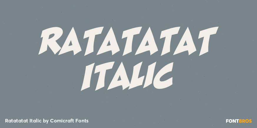 Ratatatat Italic Poster