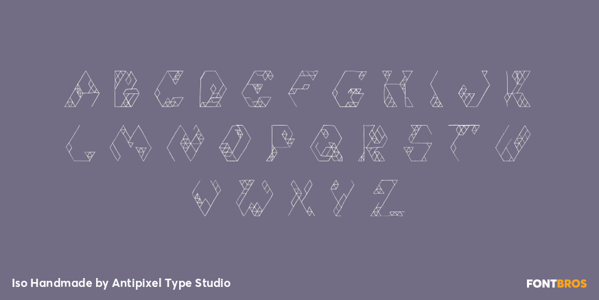 Iso Handmade Font Poster #1