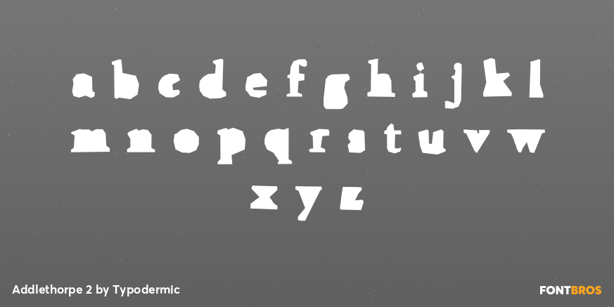 Addlethorpe 2 Font Poster #3