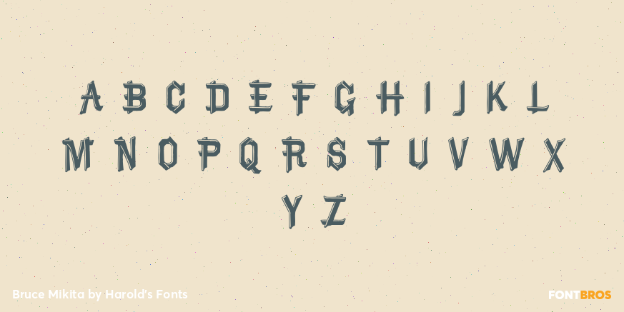 Bruce Mikita Font Poster #1