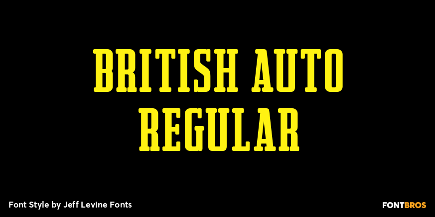 British Auto Regular Poster