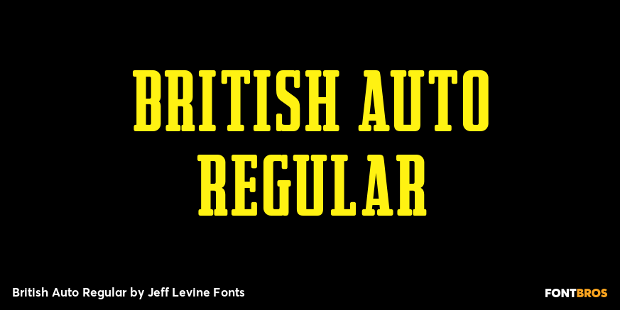 British Auto Regular Poster