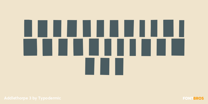 Addlethorpe 3 Font Poster #3