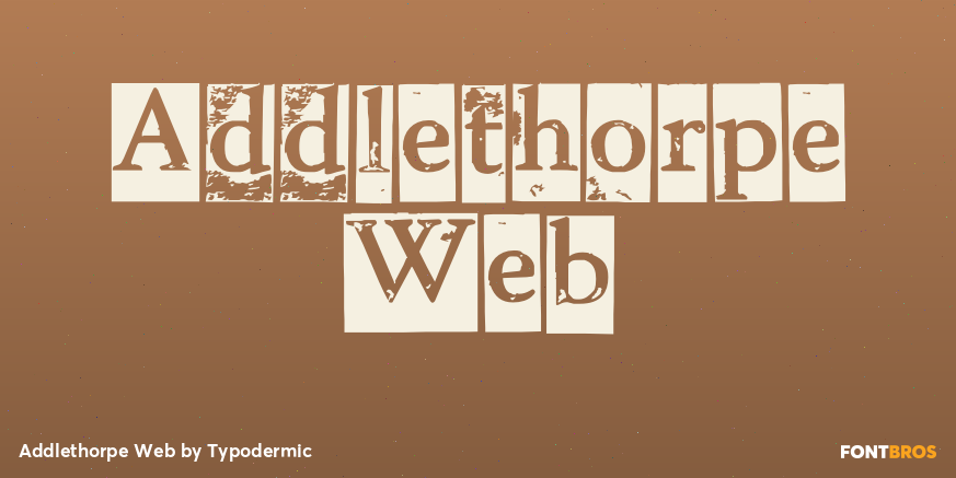 Addlethorpe Web Font Poster #1