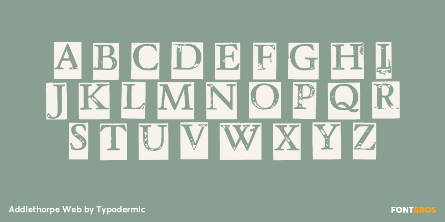 Addlethorpe Web Font Poster #2